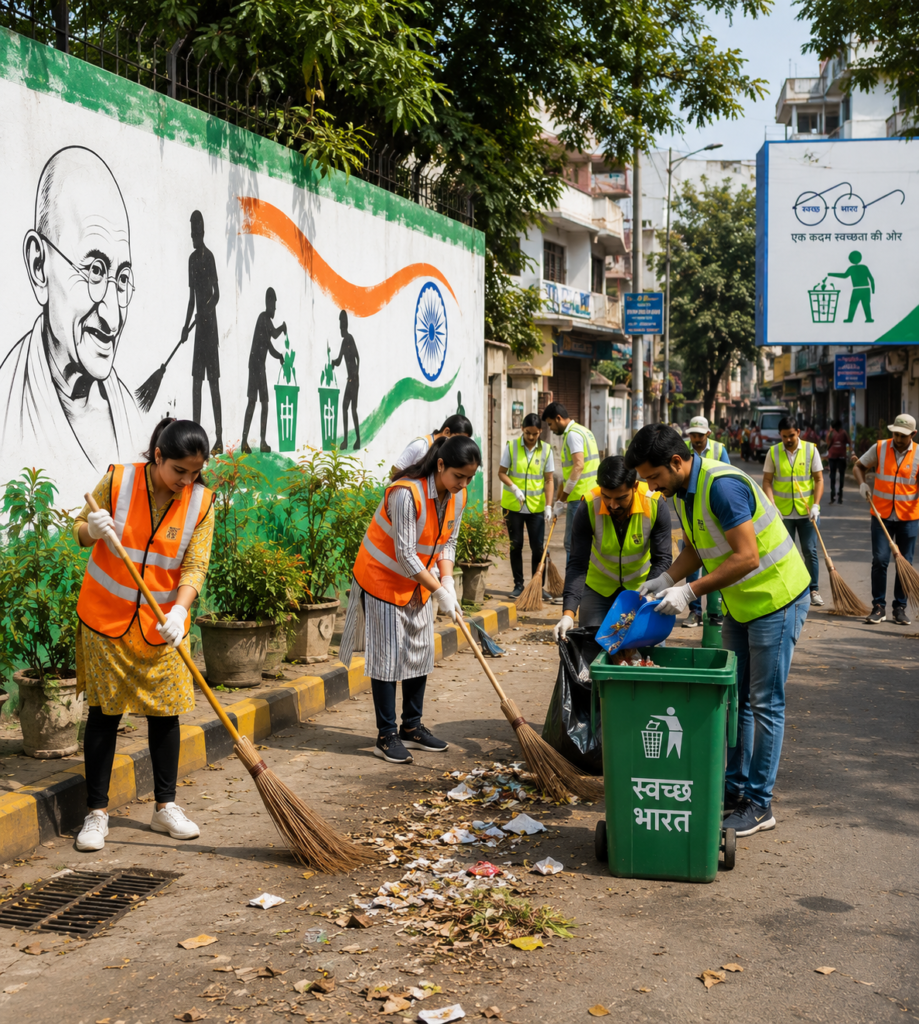 Aero Group provides reliable manpower deployment and operational support services for Swachh Bharat Mission projects across India